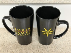 2 Tobin James Cellars Ceramic Coffee Mugs Yellow Sun 6&Prime; Paso Robles California