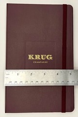 Krug Champagne Moleskine Burgundy Hardcover Lined Notebook – New