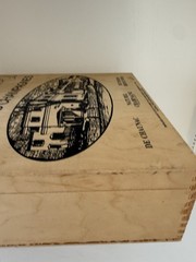 GREAT WESTERN CHAMPAGNE NEW YORK STATE WOOD WOODEN BOX 11”x13.5”