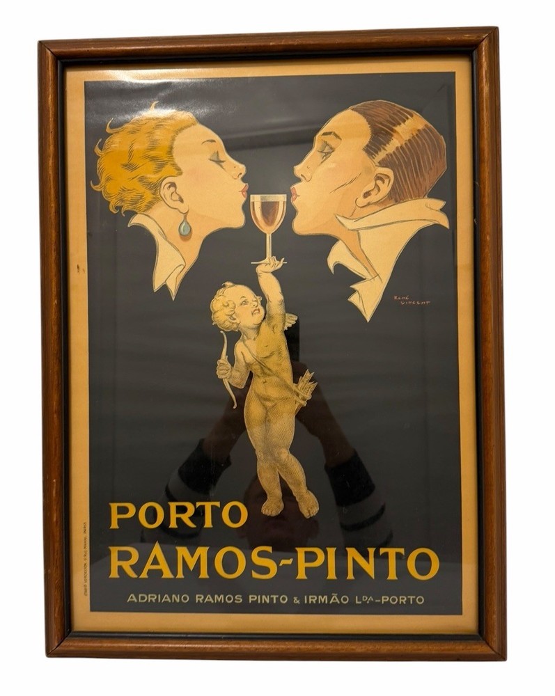 Vintage 1920&rsquo;s French Spirits Poster « Porto Ramos-Pinto » By R. Vincent