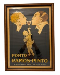 Vintage 1920&rsquo;s French Spirits Poster « Porto Ramos-Pinto » By R. Vincent