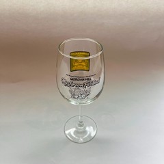 Morgan Hill Mushroom Festival Souvenir Wine Glass 2025