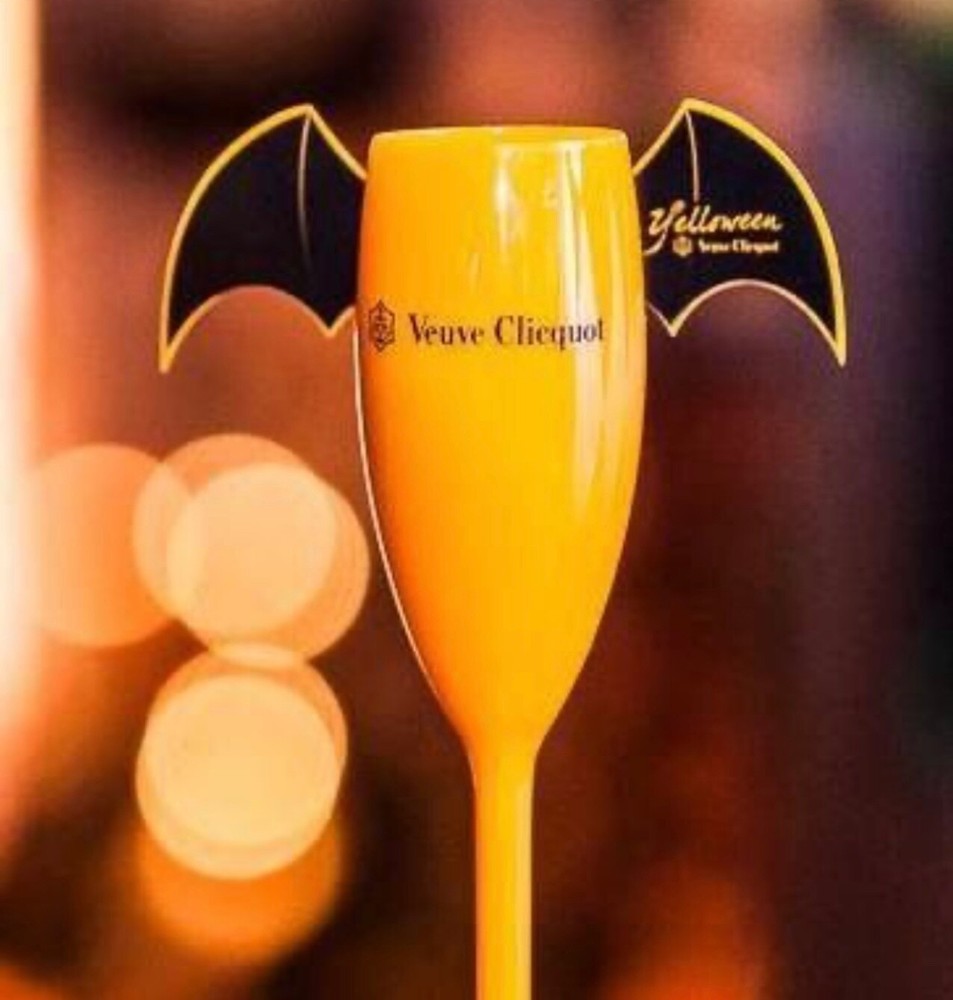 Veuve Clicquot Champagne Yelloween Halloween Small Batwings (1 pc) – New / Rare