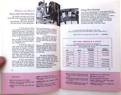 California Wine VINTAGE Booklet San Francisco GUIDE TO WINES Wine Land America