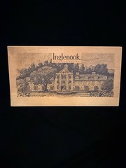 Vintage Inglenook Napa Valley Rustic Wood Sign Winery Decor Ruszel Benicia CA