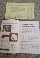 Vintage Lot of Wine Booklets 1960sCalifornia Wine Guide, Cookery, Making, Cellar