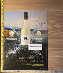 Crossings Sauvignon Blanc White Wine 2015 Paper Print Advertisement