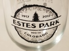Estes Park CO at 100 – Mama Rose&rsquo;s & Poppy&rsquo;s Pizza / Grill: Wine Glass – 9&Prime; Tall