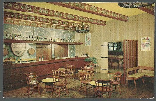 Interior View Tasting Room Italian Swiss Colony Winery California Postcard