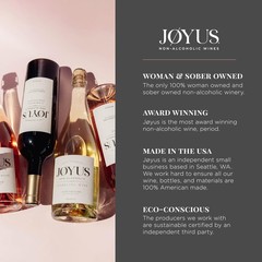 Joyus Non-Alcoholic Sparkling Wine, Award Winning Best In Class…