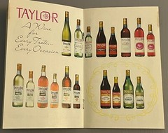Vintage Taylor Wine Company Recipe Booklet Mixed Drink Bartender Guide 1970