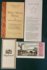 5 Brochures of California Wineries Concannon Mondavi Domain Chandon Paul Masson