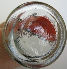 1955 GLASS MATADOR BOTTLE BULLFIGHTER DECANTER DALMAU HERMANOS TARRAGONA SPAIN