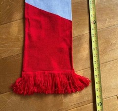 G.H. Mumm Champagne Embroidered Red And White Winter Scarf *BRAND NEW*