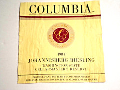 Wine Label (WASHINGTON STATE COLUMBIA -PACIFICA )-( OREGON-TUALATIN Vineyards )