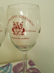 RAFFALDINI VINEYARDS Branded Wine Glass « Chianti in the Carolinas » (NC)