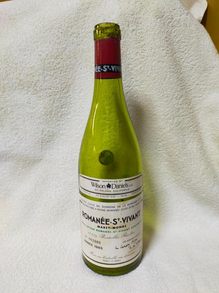 DRC ROMANEE CONTI St Vivant 1985 Leroy Vintage Glass Bottle (empty) From Japan