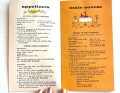 Fantastic Little Vintage Booklet « Dubonnet » Guide to Hosting & Toasting *