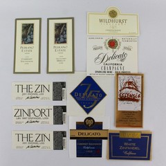 Lot Of 31 San Joaquin Valley California Wine Labels 1994-2003 Unused