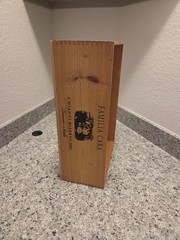 CHIANTI RISERVA WINE WOOD CRATE BOX FAMILIA CARA 2003 TOSCANA ITALIA