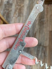 The Christian Brothers Vermouth Brandy Wine Corkscrew Knife Bottle Opener Italy