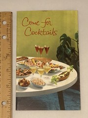 Vtg 50s 1958 Taylor Wine Company « Come for Cocktails » Recipe Booklet Lithographs