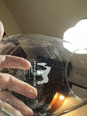 “BELGIAN HORSE WINERY”-Middletown, IN.-Clear Glass/Frosted Logo-Wine Glass