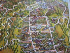 1983 – California WINE COUNTRY TOUR MAP – Morales – NAPA SONOMA MEDOCINO LAKE