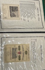 Vintage 1980s Wine List Binder w/ Château Lafite Rothschild & Parducci Labels