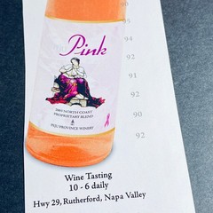 Print Ad 2010 Wine Napa Valley Winery Peju Pink California Paper Collectors