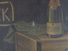 Piper Heidsieck champagne wine advertising poster 1877 23 x 30