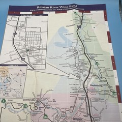 Russian Road Wine Road The Wine Country Map 2007/08