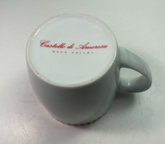 Castello Di Amoroso Winery Mug Napa Valley California 12oz Red Souvenir Cup B71