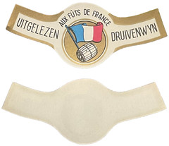 Two Antique 1920s 🍷 Uitgelezen Druivenwyn Aux Futs De France French Wine Labels