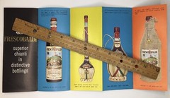 Frescobaldi Chianti Brochure Vintage Mid Century Printed in Italy Wine Drinks