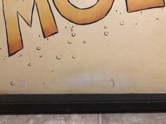 Moet Chandon advertisement 1975, Signed