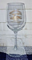 Maurice Car&rsquo;rie Winery Wine Glass 7.75&Prime; Bronze Letters Temecula California