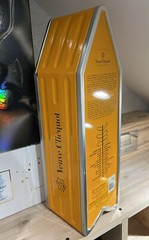 VEUVE CLICQUOT Champagne Celebrity Edge Cruise Orange Arrow Sign Metal Tin Box