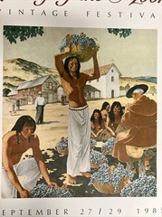 1985 Valley Of The Moon Vintage Festival Sonoma Wine Country Art Poster Harvest