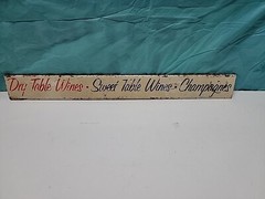 MOGEN DAVID WINE Corp. Metal Sign / Dry Table Wines/Sweet Table Wines/Champagnes