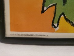 Vintage Georges Duboeuf Framed Poster &rsquo;90&rsquo;s