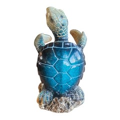 Sea Turtle Wine Bottle Holder Ceramic Heavy Unique