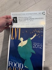PAI-LVI Food And Wine Posters Auction Catalogue Sale Feb 12 2012 Rennert