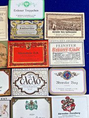 Esquisite 1920s Germany Wine Bottle Label Collection Lot Vintage Antique