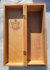 Vintage Pedro Domecq Carlos I Sherry Brandy Wine Wooden Box empty