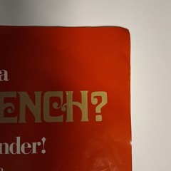 Vintage 1972 FRENCH WENCH DUBONNET WINE CANADA DRY SCHENLEY NY poster ad