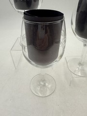 Adirondack Wine & Food Festival Wine Glass Set Of 3 Lake George N.Y. 2018 Gift