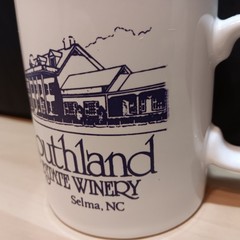 Vintage Southland Estate Winery Selma NC North Carolina Mug Ceramic Coffee Cup