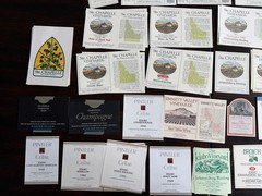 Lot Of 75+ IDAHO Wine Labels 1970s-1980s Ste. Chapelle Pintler Winery Vineyards