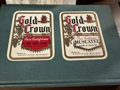 Associated Wine Bottle Label Unused New Haven Connecticut Conn Unused